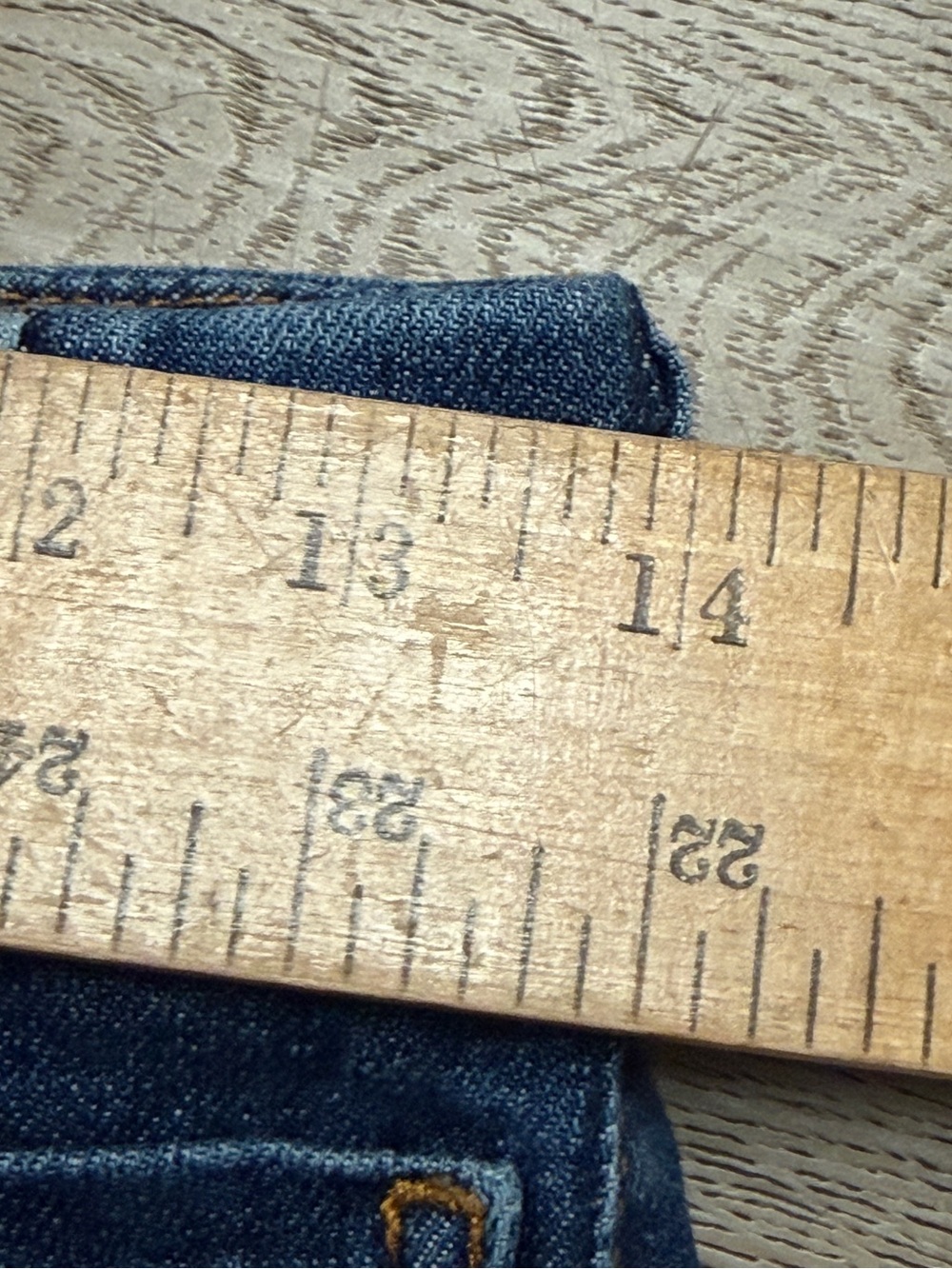 Maeve Blue Denim Colette Jeans Size 26 Flare Wide Leg - Picture 11 of 15